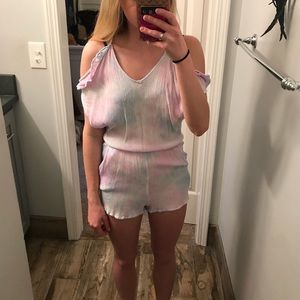 cotton candy romper